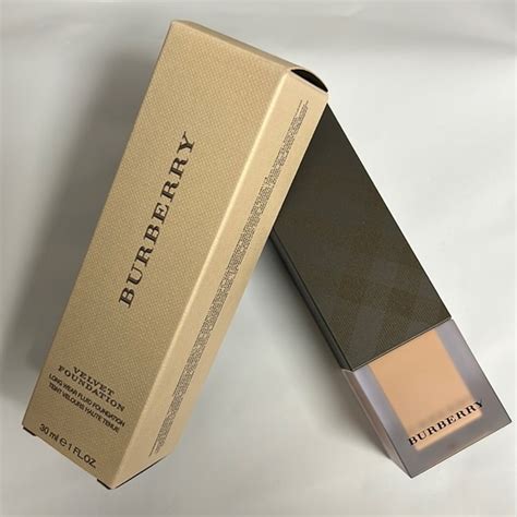 Burberry Velvet • Foundation Product Info 